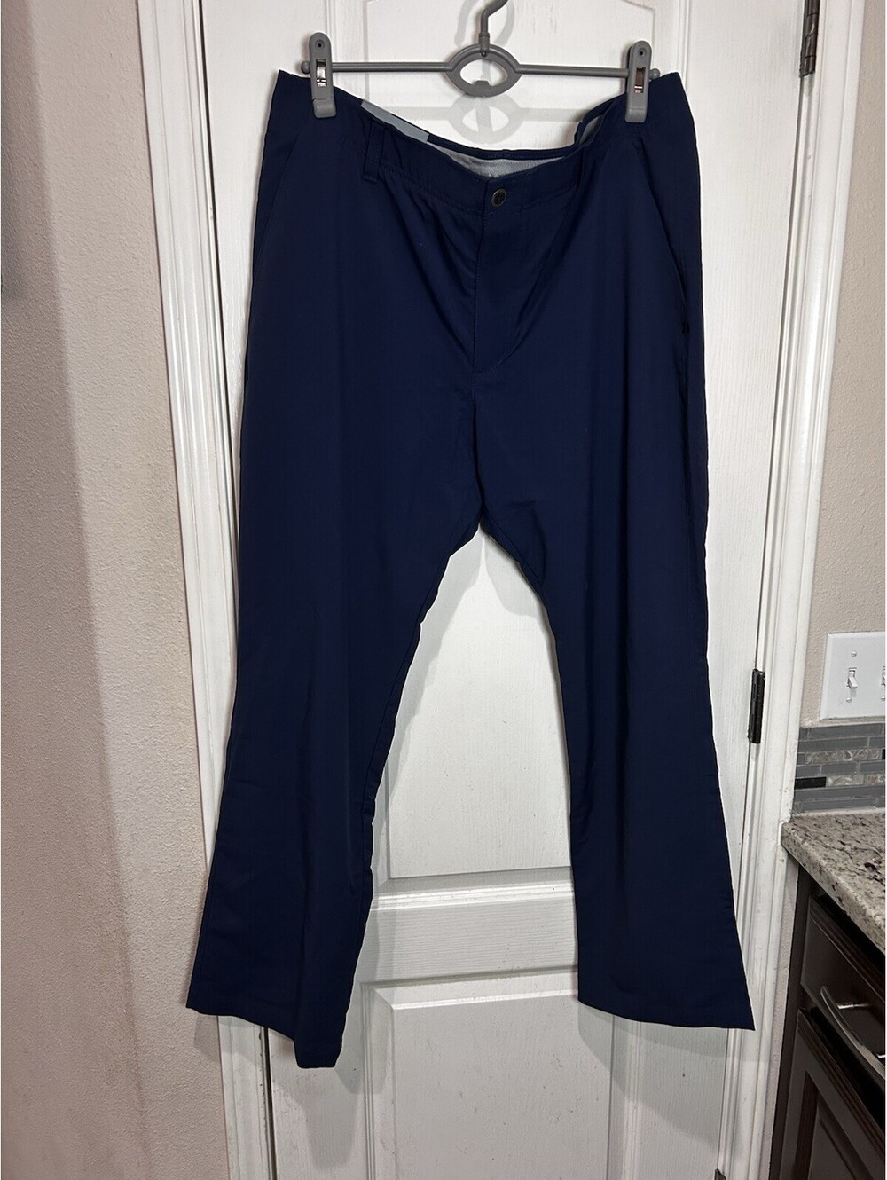 Under Armour Match Play Straight Golf Pants Navy Blue 1342263 Men's 40x30 NWT